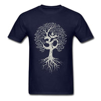 Thumbnail for T-shirt Arbre de Vie Bleu et Blanc