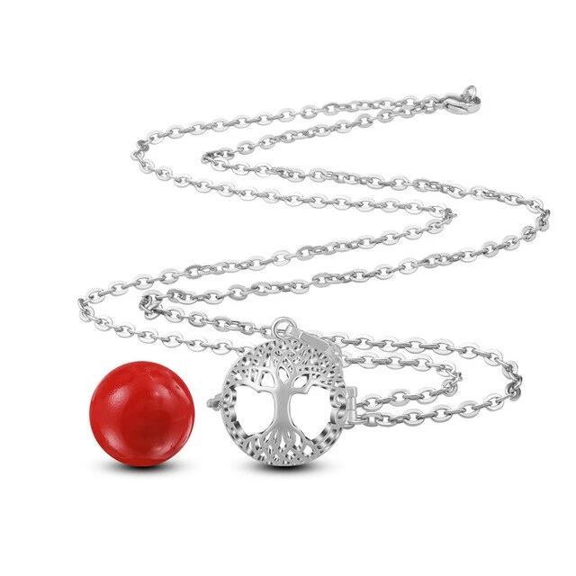 Bola de grossesse arbre de vie rouge