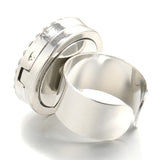 bague en argent qui diffuse des huiles essentielles