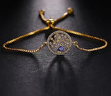 Bracelet Arbre de Vie Porte bonheur Or