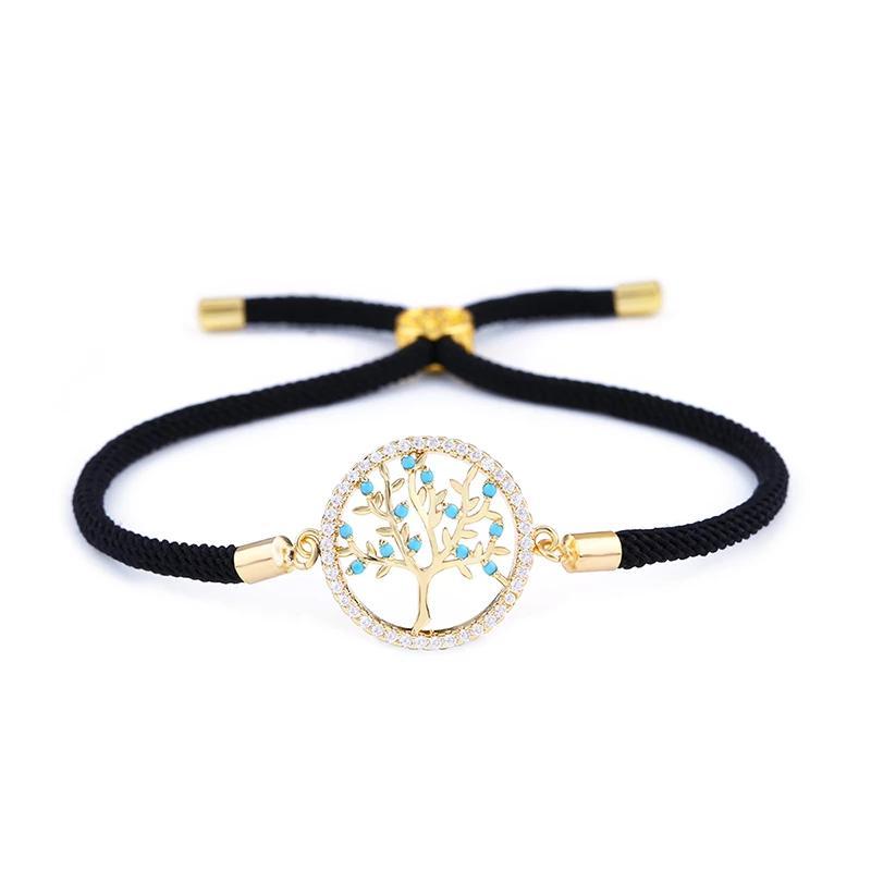 Bracelet Porte-bonheur Arbre de Vie Or