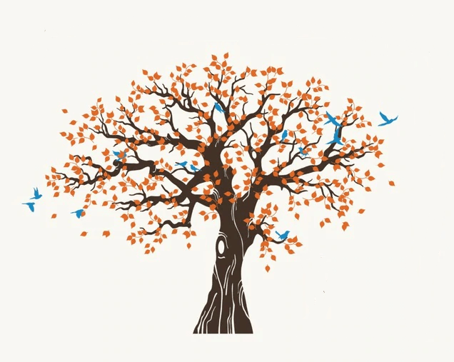Décoration murale Arbre de Vie Automne