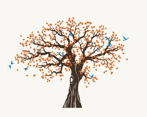 Décoration murale Arbre de Vie Automne